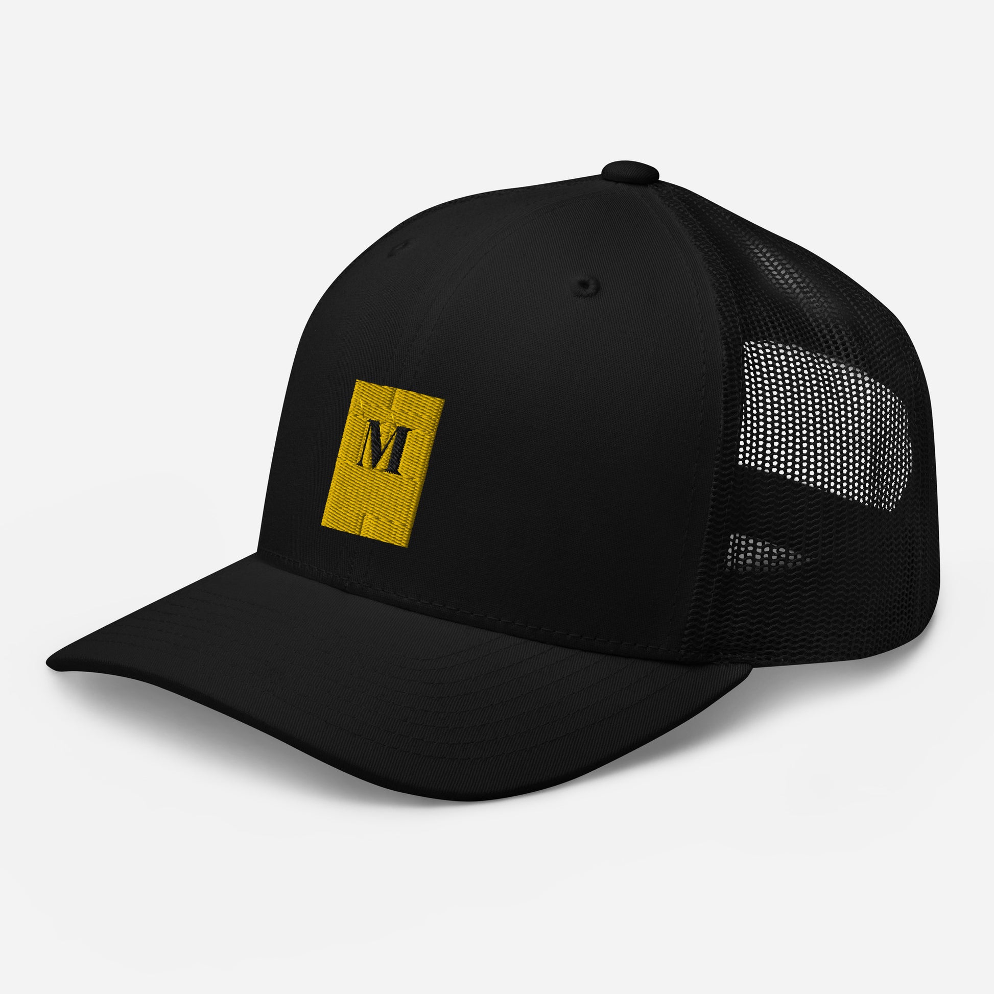 Letter M Pattern Trucker Cap- Unisex - Adult - C0 - MING-BESTIE