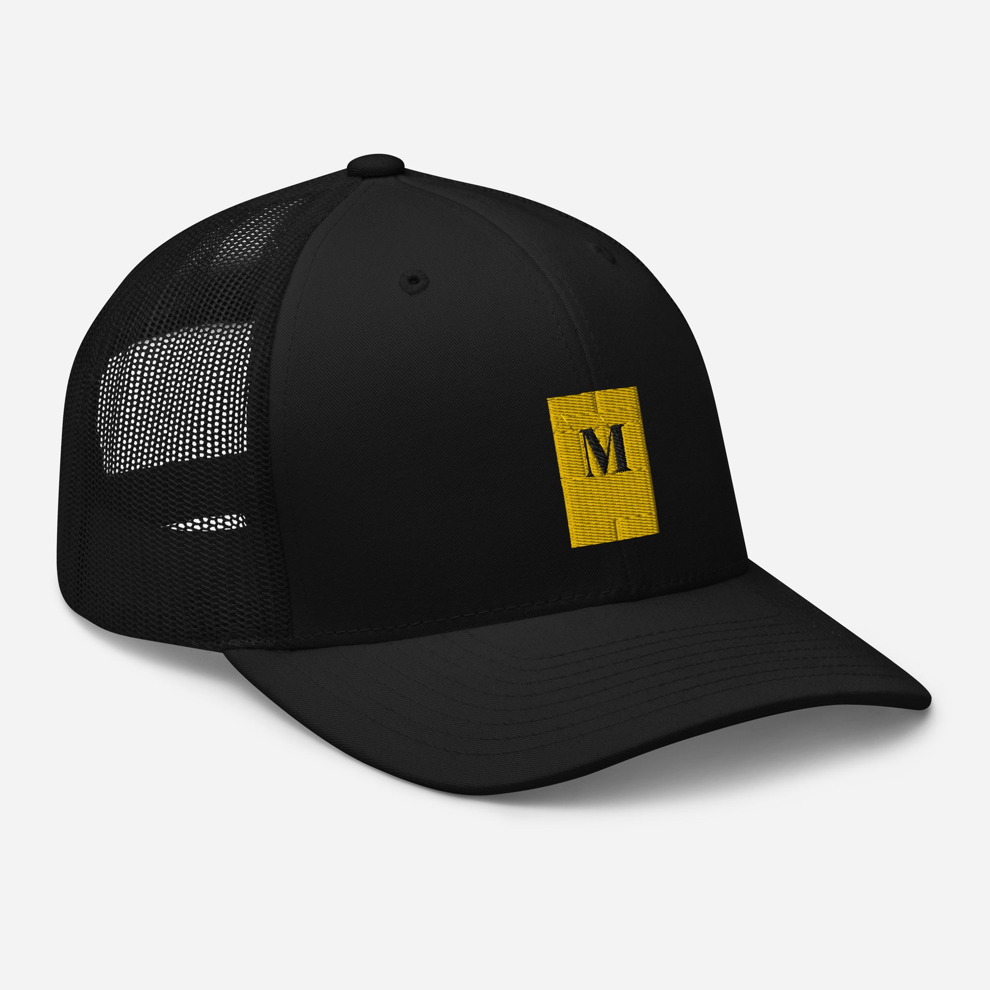 Letter M Pattern Trucker Cap- Unisex - Adult - C0 - MING-BESTIE