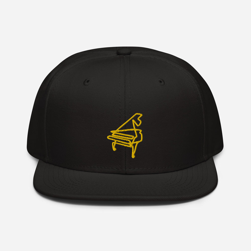 Piano Pattern Snapback - Unisex - Adult - Otto Hat C1 - MING-BESTIE