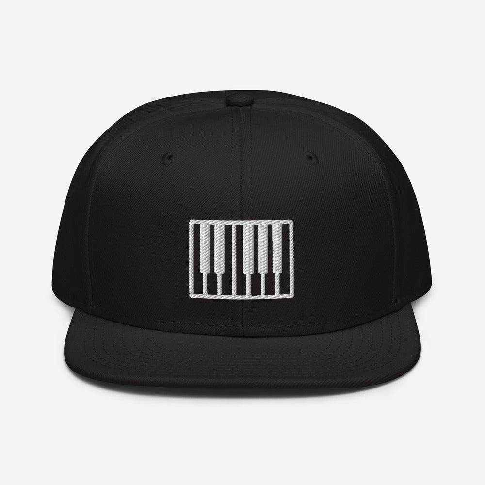 Piano Keys Pattern Snapback - Unisex - Adult - Otto Hat C4 - MING-BESTIE