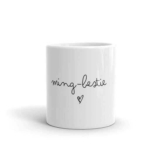 Ming-Bestie White Glossy Mug A1 - MING-BESTIE