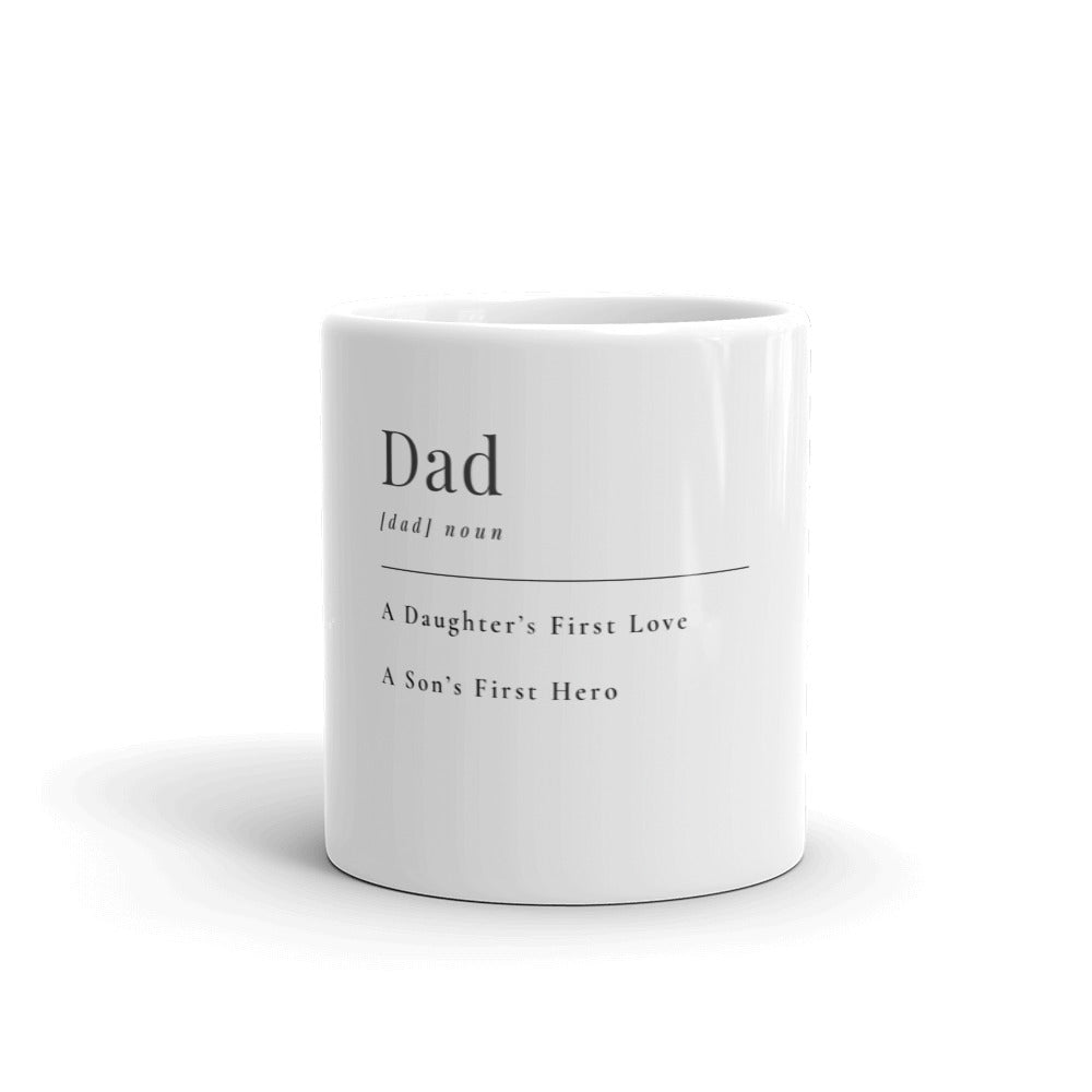 Dad Word Definition White Glossy Mug A10 - MING-BESTIE