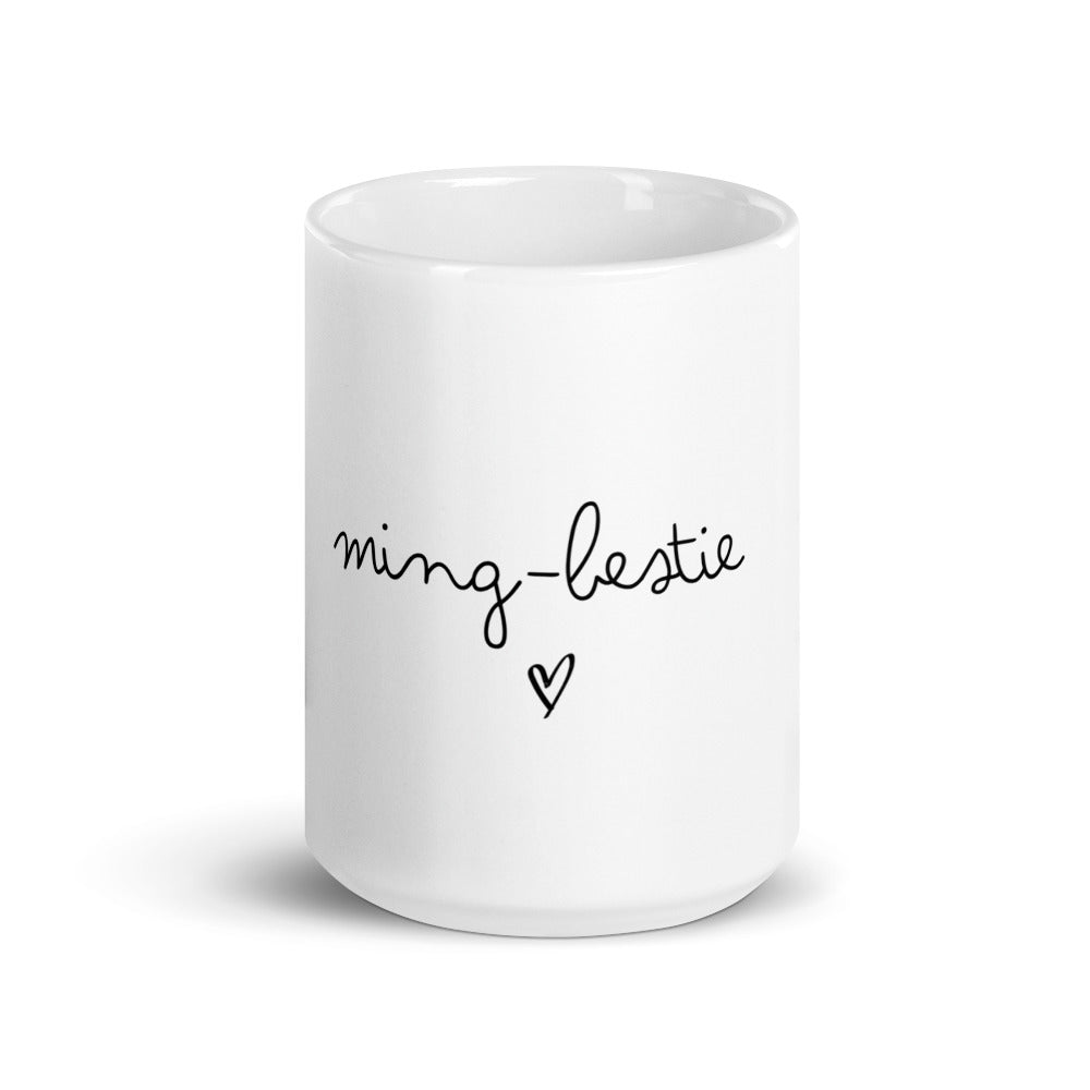 Ming-Bestie White Glossy Mug A1 - MING-BESTIE