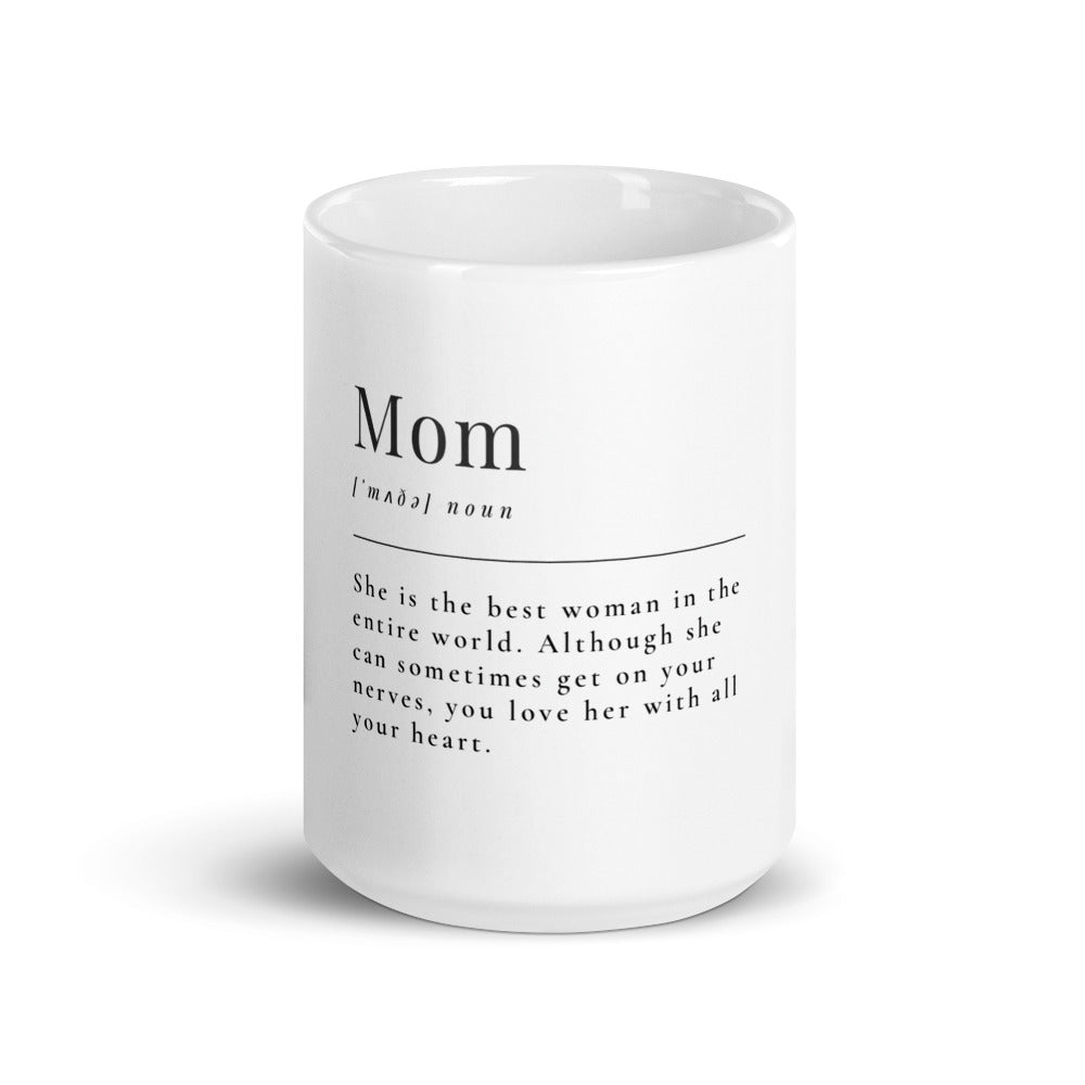 White Matcha Mug, Matcharm Dictionary Definition Mug