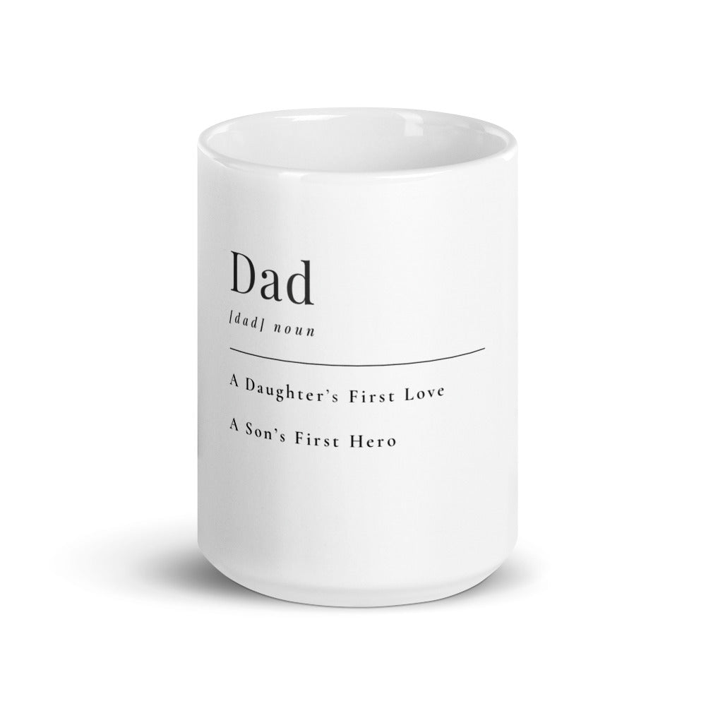 Dad Word Definition White Glossy Mug A10 - MING-BESTIE